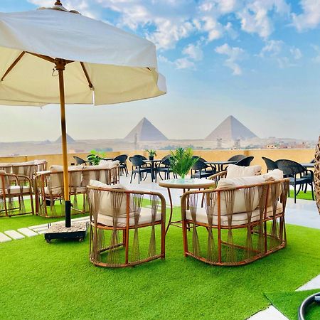Palm Pyramids View Inn Kafret el-Gabal Exterior foto